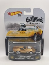 Hot Wheels '68 Corvette Gas Monkey Garage - 1:64 Diecast Car Real Riders