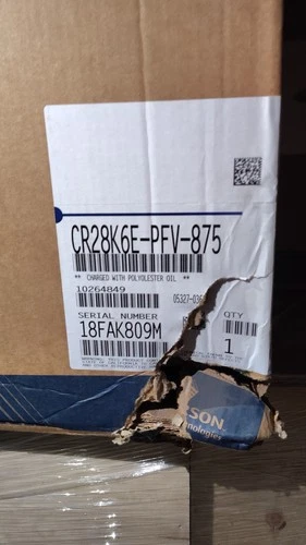 1 PH High Temperature Hermetic Compressor, 27300 BTU (230V) CR28K6E-PFV-875