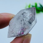 Rare Herkimer Diamond Crystal Cluster Gem enhydro+big moving Water Droplets  16G — photo 7