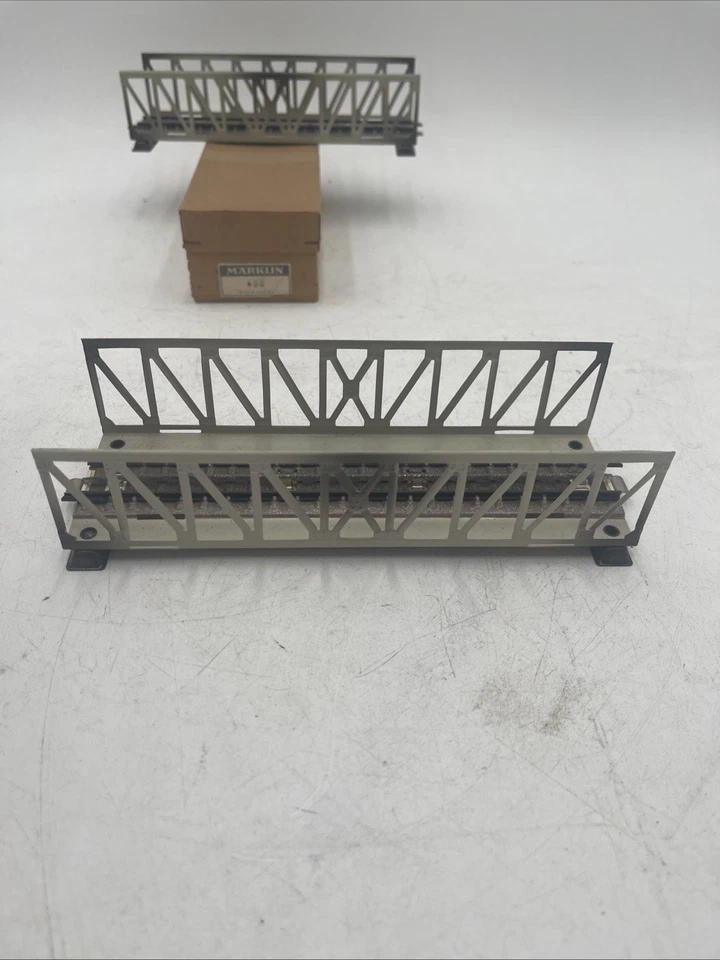 Puente/rampa ferroviaria Märklin HO 3; 2 rampas; 466 Marklin Foto 3 de 4