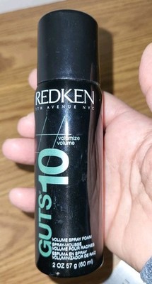 Redken Guts 10 Volume Spray Foam Mousse Travel Size 2 oz