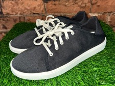 New Women's OluKai Pehuea Li Lightweight Casual Sneakers Black / White Sz 9.5