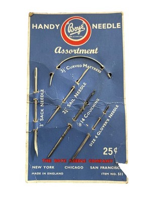 Boye Handy Needle Set In Original Packaging - Vintage Advertising NOS - No. 511