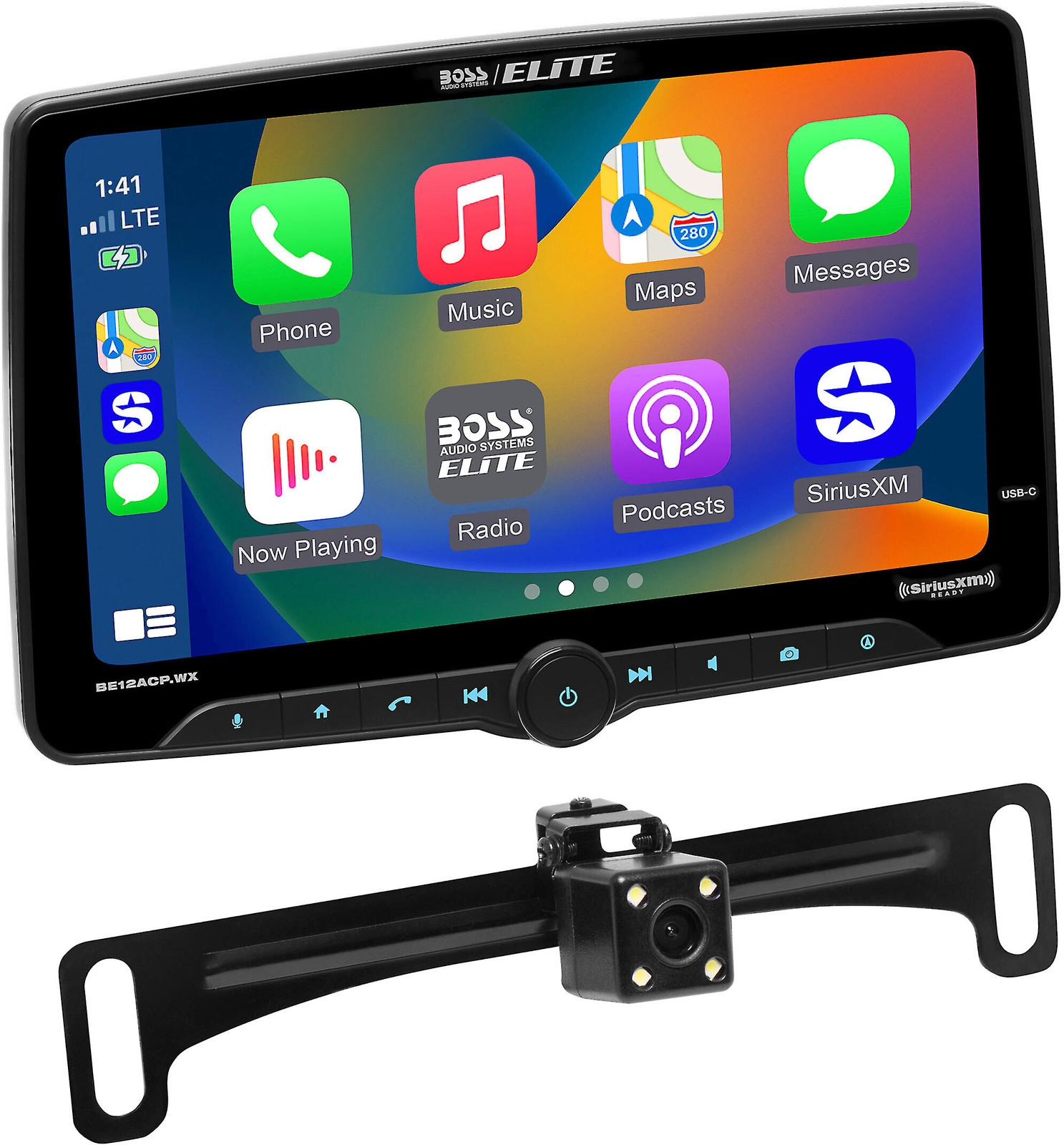 Цифровой мультимедийный ресивер BOSS Audio Elite BE12ACPWXC камера 126790₽