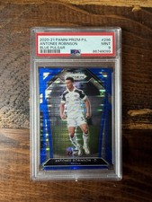 2020-2021 Panini Prizm PL Antonee Robinson Blue Pulsar PSA 9 Rookie Card RC 296. rookie card picture