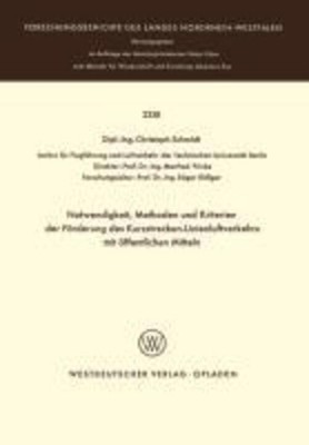 Christoph Schmidt | Notwendigkeit, Methoden und Kriterien der Förde rung des...