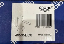 Grohe 40535DC0 Cosmopolitan Soap Dispenser (Infinity Steel Finish)