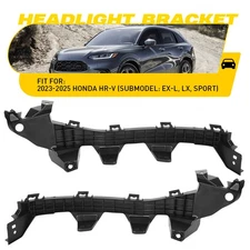 2X Headlight Brackets Mounting Retainers LH+RH For 2023 2024 2025 Honda HR-V EXR