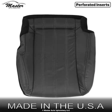 2018-2021 For Mazda 6 Leatherette Perforated Driver Bottom Seat Cover Black