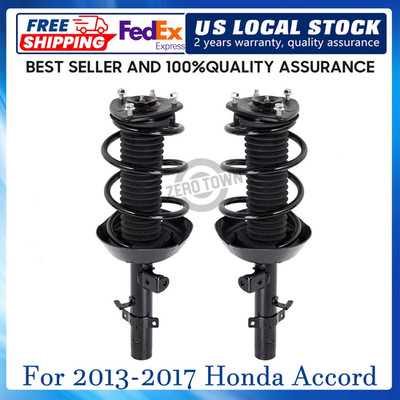 2PCS For 2013-2017 Honda Accord Front Complete Struts Shocks 172971L 172970R