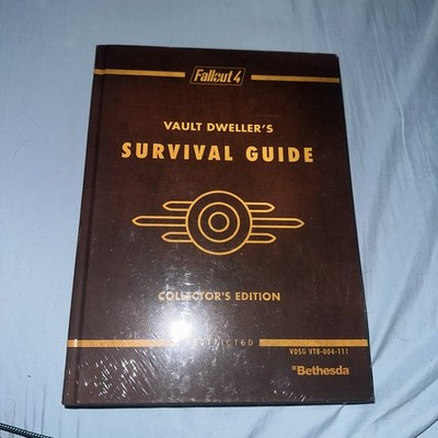 Fallout 4 Vault Dweller's Survival Guide Collector's Edition w/ Cards+Map SEALED