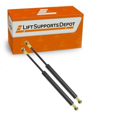 Qty 2 10mm Steel Socket End Lift Supports 23.4 Inch Extended x 162lbs Shocks