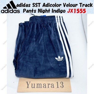 Adidas SST Adicolor Velour Trainingshose Night Indigo JX1555 Japan Größe