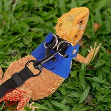 ADOGGYGO Bearded Dragon Harness Leash Set- 3 Size Pack Lizard Harness, Lizard...