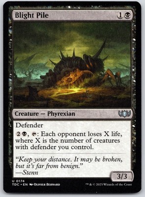 Blight Pile (174) - TDC: Commander: Tarkir: Dragonstorm NM