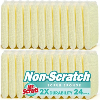 24 Pack All-Purpose Sponges Kitchen Non Scratch Dish Sponge for Washing Dishes.