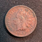 1864 Indian Head Cent 1c BN Copper-Nickel Good.  Lot 26C05 FREE SHIPPING!