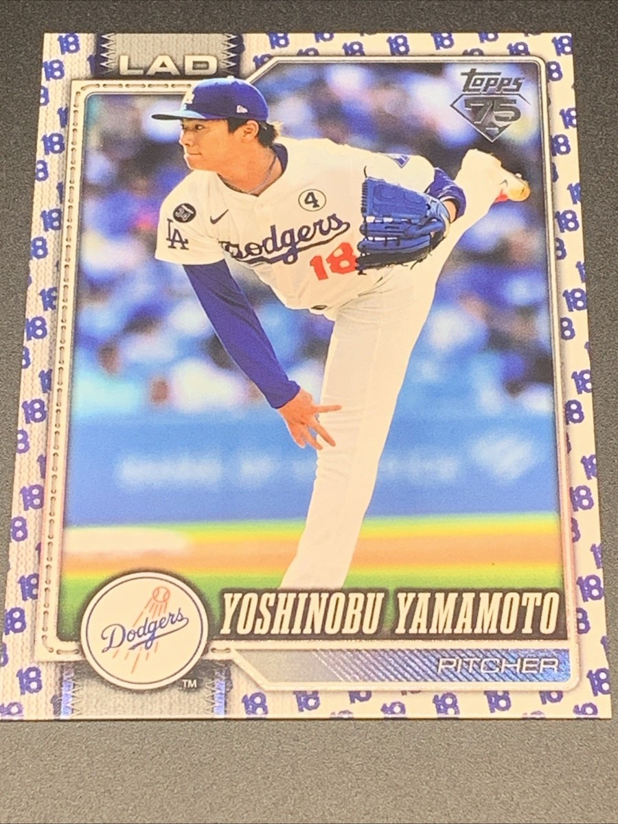 2026 Topps Series 1 Yoshinobu Yamamoto Player Number Border SSP