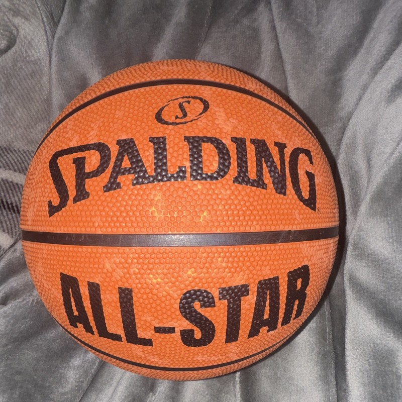 Spalding All-Star Size 7 Orange Rubber Indoor/Outdoor Basketball 84-730J