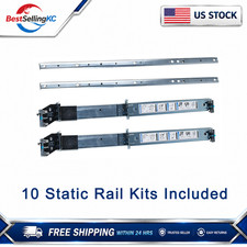 10x For Dell H872R PowerEdge R510 R520 R720/730 R540 R740/750 2U Static Rail Kit