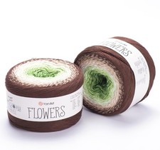 YarnArt Flowers Gradient Cotton Cake Yarn 1094 Yards 272-4 Pack
