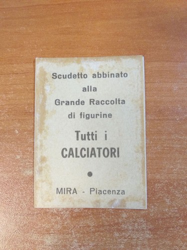 Figurine STICKER footballers DOG - NAPLES Fair Cup Ed. MIRA 1968-69 - Picture 2 of 2