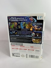 Super Mario Galaxy Nintendo Wii 2007  Game Tested/ METAL MARIO CHROME CONTROLLER