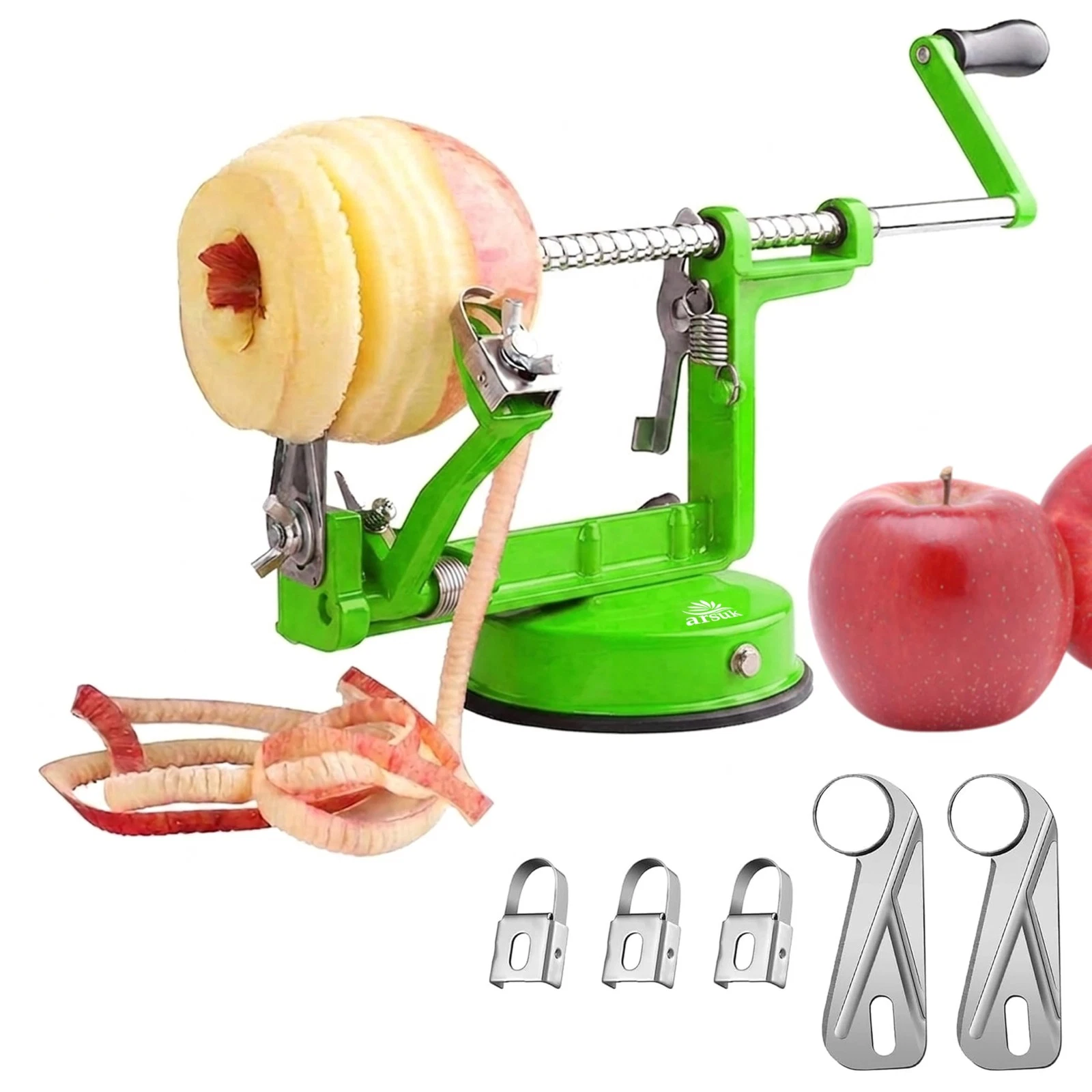 Apple Slicer Cutter & Corer – Apple Peeler, Apple Cutter Tool, Multi-Function...
