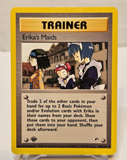 Erika's Maids 109/132 Uncommon 1st Edition Gym Heroes Pokemon 1883 on eBay