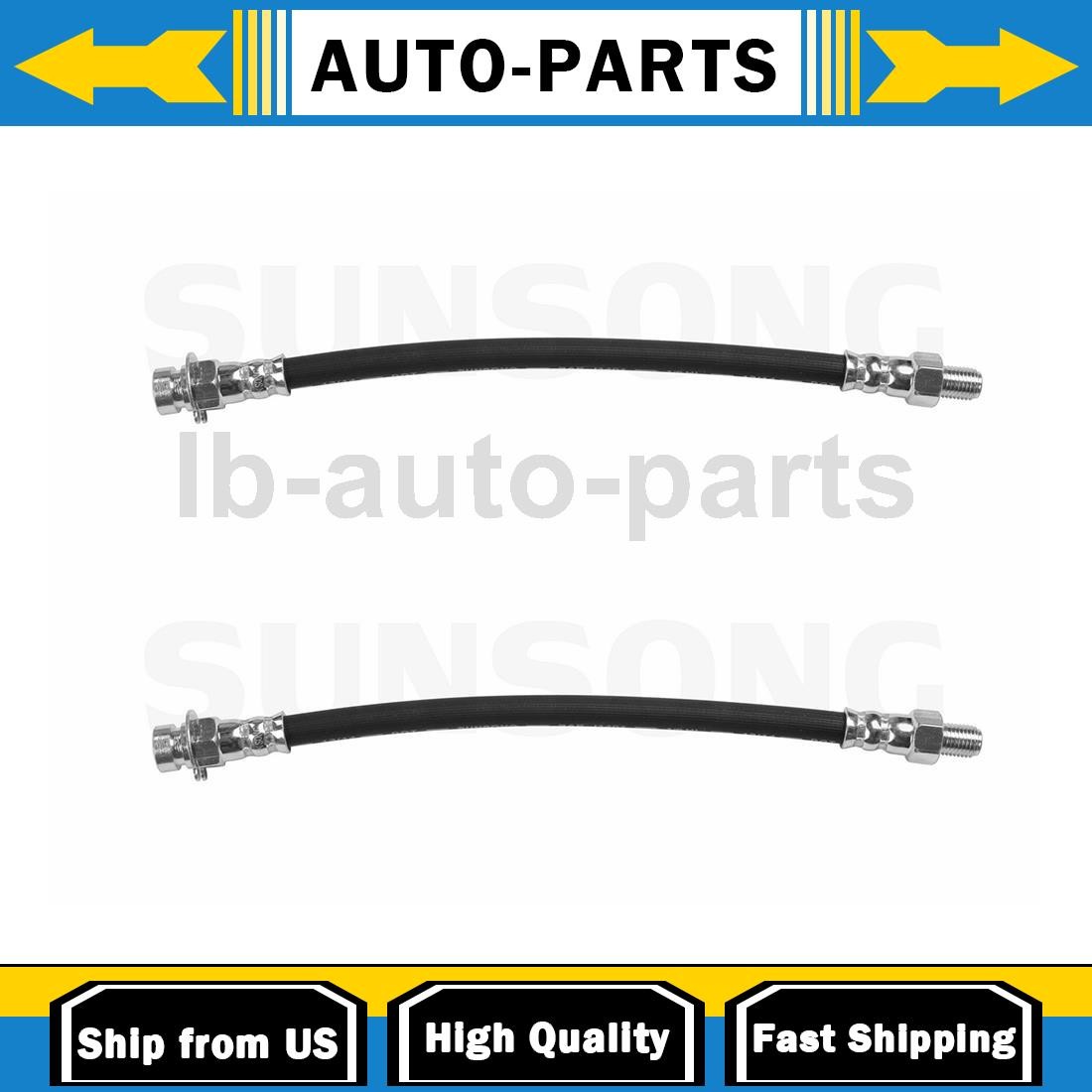 For Pontiac Streamliner 4.4L 1950-1952 2x Brake Hose Line Front
