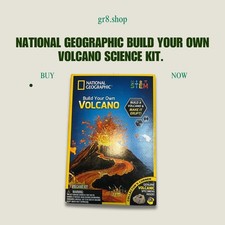 National Geographic Build Your Own Volcano Science Kit - STEM Activity For Ages