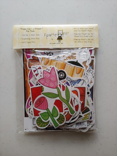 My Mind's Eye Frame Ups & Friends Fun Pack Scrapbooking Die Cuts 100 Pieces QVC