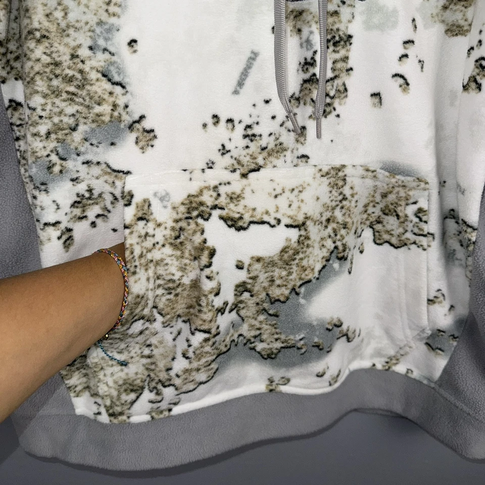 True Timber Snow Camo High Pile Hoodie Sweatshirt Winter S Camo Hunting Outdoor - Image 4 of 4