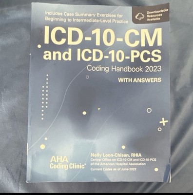 ICD-10-CM & ICD-10-PCS Coding Handbook 2023 Nelly Leon-Chisen AHA Paperback