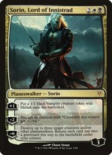MTG English Sorin, Lord of Innistrad NM Foil Duel Decks: Sorin vs Tibalt