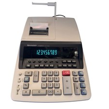 Sharp Compet QS-2760H Printing Calculator Desktop Adding Machine No Ink - FAST