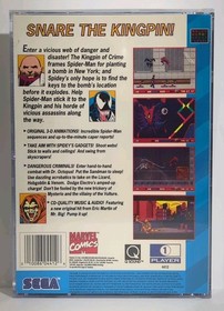The Amazing Spider-Man vs. The Kingpin Sega CD CIB With Reg Card & Foam Insert 