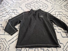 Vintage Harley Davidson Mens XL Faded Spell Out Heavyweight Ribbed Knit Sweater