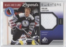 2021-22 Upper Deck SP Game Used HOF Legends Sweaters Brian Leetch #HOF-BL 9ui