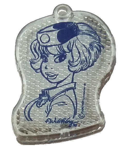 Catadioptre Walthery Natacha R.T.B.F 1996 de collection sous blister pour collectionneur BD
