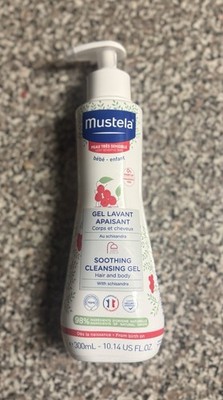 Mustela Soothing Cleansing Gel Fragrance-Free Hypoallergenic Hair Body 300mL