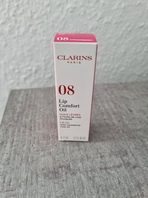 Clarins Lip Comfort Oil Lippenöl 08 Strawberry 7ml Neu!