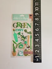 RARE Jolee's Boutique Green Goodies Scrapbook 3d Stickers - SPJBLG070