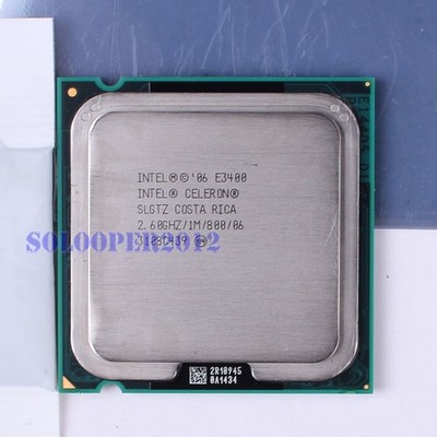     Celeron E3400 LGA 775/Socket T (SLGTZ) CPU Processor 2.6 GHz *gi