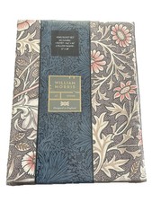 New Morris Co King Duvet Set Double Bough Heather Purple Plum Floral 3 pc
