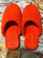 BOMBAS Sunday MULE Sippers In TOMATO Bright orange SIZE W7 Comfy
