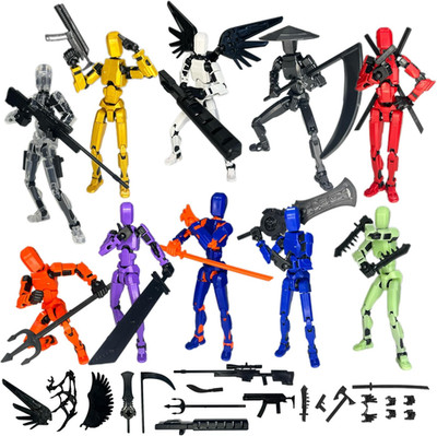 (Assembly Completed) 10 Packs Titan13 Action Figure Set Dummy 13 3D Printed Acti