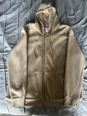 Women s Tan Zip Up Hoodie Size XL