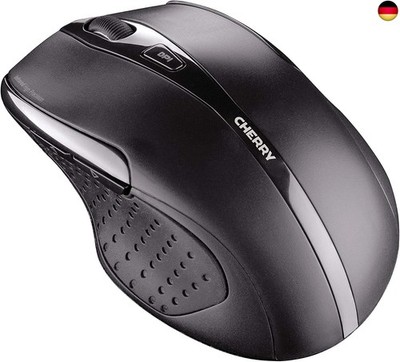 MW 3000, Kabellose Ergonomische Maus für Rechtshänder, 2,4 GHz Funk, 6 Tasten, O