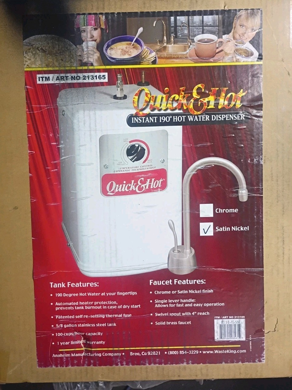 Quick And Hot Instant Hot Water Dispenser New Open In Box 15